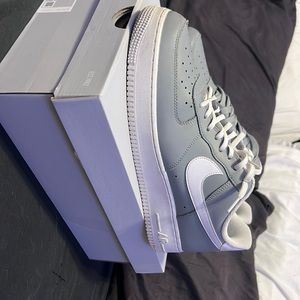 Mens  Gray Nike Air Force 1